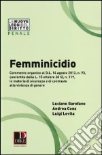 Femminicidio libro