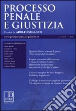 Processo penale e giustizia (2014). Vol. 1 libro