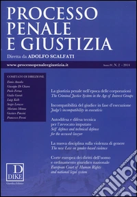 Processo penale e giustizia (2014). Vol. 2