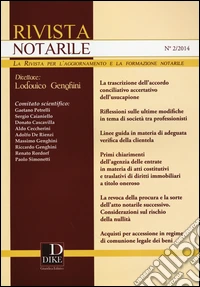 Rivista notarile (2014) (2) libro