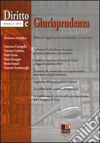 Diritto e giurisprudenza commentata (2014) (3) libro