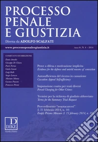 Processo penale e giustizia (2014). Vol. 4