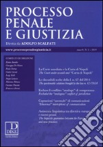 Processo penale e giustizia (2014). Vol. 5 libro