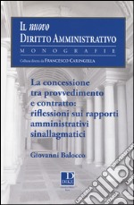 La concessione tra provvedimento e contratto. Riflessioni sui rapporti amministrativi sinallagmatici