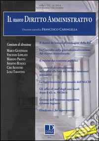 Il nuovo diritto amministrativo (2014) (6) libro
