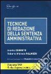 Tecniche di redazione della sentenza amministrativa libro di Cerreto Aniello Palmieri Roberto M.