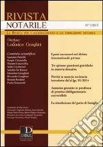 Rivista notarile (2015). Vol. 1 libro