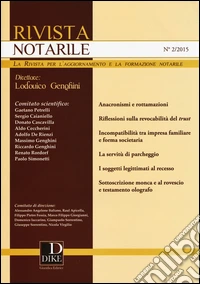 Rivista notarile (2015). Vol. 2