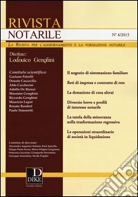 Rivista notarile (2015). Vol. 4