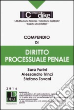 Compendio di diritto processuale penale libro