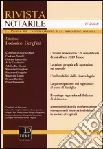 Rivista notarile (2016). Vol. 2 libro