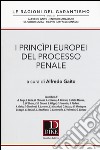 I principi europei del processo penale libro