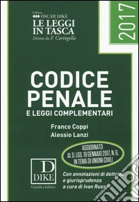 Codice penale e leggi complementari 2017