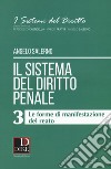 Il sistema del diritto penale. Vol. 3: Le forme di manifestazione del reato libro di Salerno Angelo