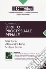 Compendio di diritto processuale penale libro