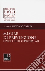 Misure di prevenzione e procedure concorsuali libro