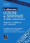 Ultimissime lezioni e sentenze di diritto amministrativo libro