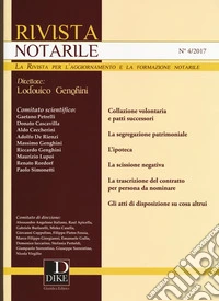 Rivista notarile (2017). Vol. 4