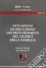 Attuazione ed esecuzione dei provvedimenti del giudice della famiglia libro