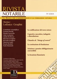 Rivista notarile (2018). Vol. 2