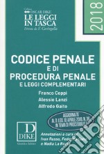 Codice penale e codice di procedura penale e leggi complementari. Ediz. pocket