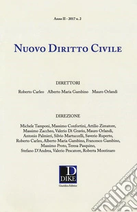 Nuovo diritto civile (2017). Vol. 2