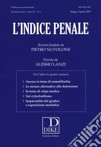 L'indice penale (2018). Vol. 2