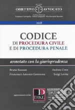 Codice di procedura civile e di procedura penale. Annotato con la giurisprudenza. Con espansione online libro