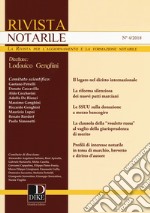 Rivista notarile (2018). Vol. 4 libro