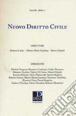 Nuovo diritto civile (2018). Vol. 1 libro