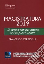 Magistratura 2019. Gli argomenti più attuali per le prove scritte libro