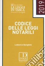 Codice delle leggi notarili pocket libro