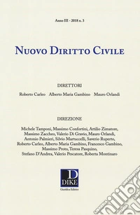 Nuovo diritto civile (2018). Vol. 3
