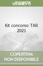 Kit concorso TAR 2021 libro