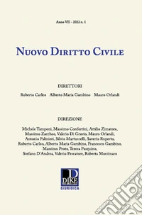 Nuovo diritto civile (2022). Vol. 1