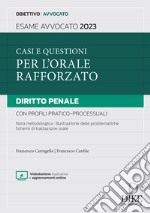 Casi e questioni per l'orale rafforzato. Diritto penale con profili pratico-processuali. Esame avvocato 2023. Con aggiornamenti online libro