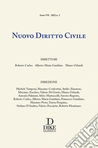 Nuovo diritto civile (2022). Vol. 3