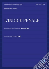 L'indice penale (2023). Vol. 1 libro