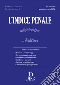 L'indice penale (2024). Vol. 2