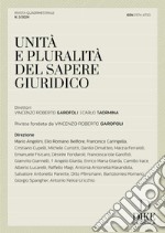 Unità e pluralità del sapere giuridico (2024). Vol. 2 libro