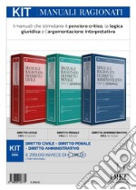 Kit manuali ragionati. Diritto civile. Diritto penale. Diritto amministrativo. Con aggiornamento online libro