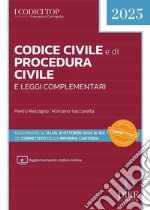 Codice civile e di procedura civile e leggi complementari 2025. Aggiornato al D.Lgs. 31 ottobre 2024, n. 164, cd. Correttivo della Riforma Cartabia. Con aggiornamento online libro