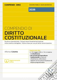 Compendio di diritto costituzionale 2026. Con aggiornamento online libro