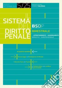 Il sistema del diritto penale (2025). Vol. 5 libro