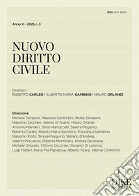 Nuovo diritto civile (2025). Vol. 3 libro