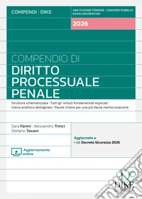 Compendio di diritto processuale penale 2026. Con aggiornamento online libro