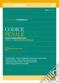 Codice penale. Leggi complementari e codice di procedura penale 2026. Con aggiornamento online libro