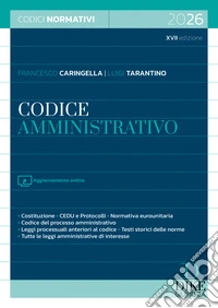 Codice amministrativo 2026. Con Aggiornamento online libro
