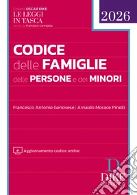 Codice delle famiglie delle persone e dei minori. Con aggiornamento codice online libro