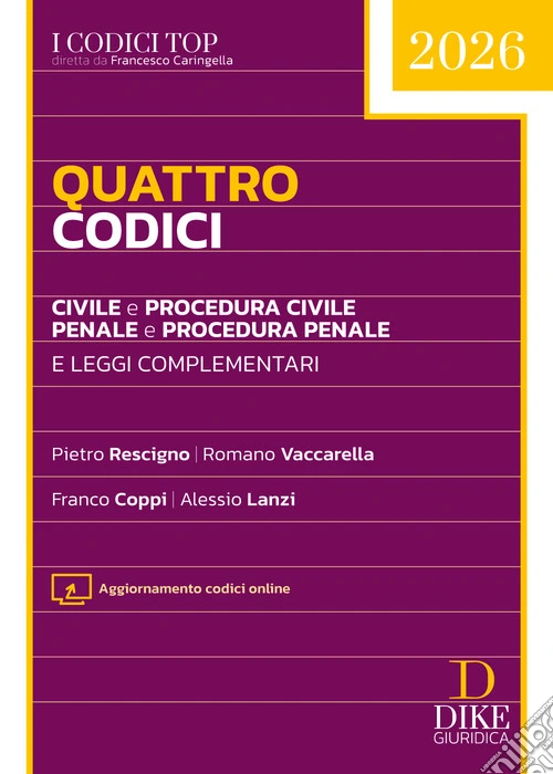 Quattro codici Top 2026. Con Aggiornamento codici online